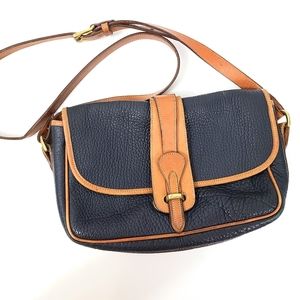 Dooney & Bourke AWL R54 Equestrian Blue Flap Bag